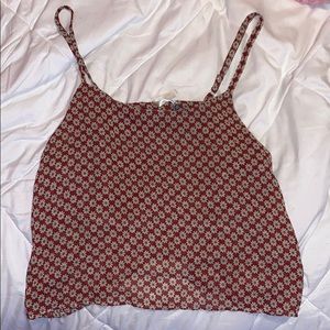 A flower summer tank top